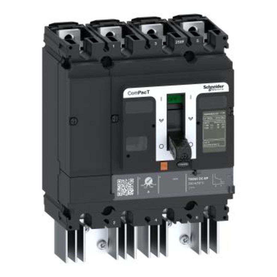 Circuit breaker, ComPacT NSX250 TM DC EP, 20kA/1500VDC, 4 po