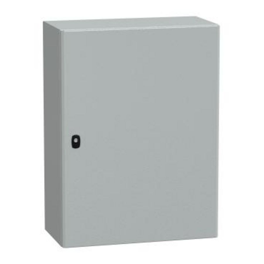 Kast Volle deur Montageplaat 800x600x300mm IP66 Spacial S3D