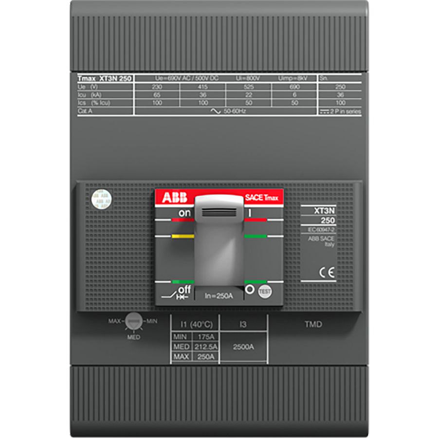 Vermogensautomaat 1SDA068059R1 XT3N 250/250 T 1SDX002054R1