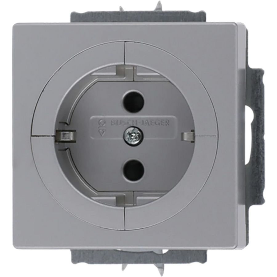 Wandcontactdoos object ra kv vpl inb f-aluzilver (20 EUAB-83)