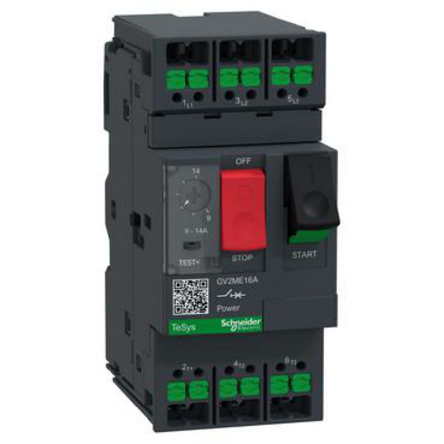 TeSys Deca motorschakelaar 14A thermisch-magnetische drukkno