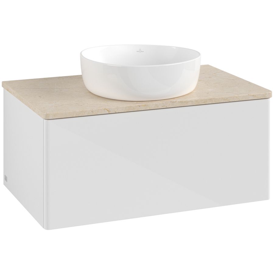Wastafelonderkast Antao 800x360x500mm G.White.L L30013GF