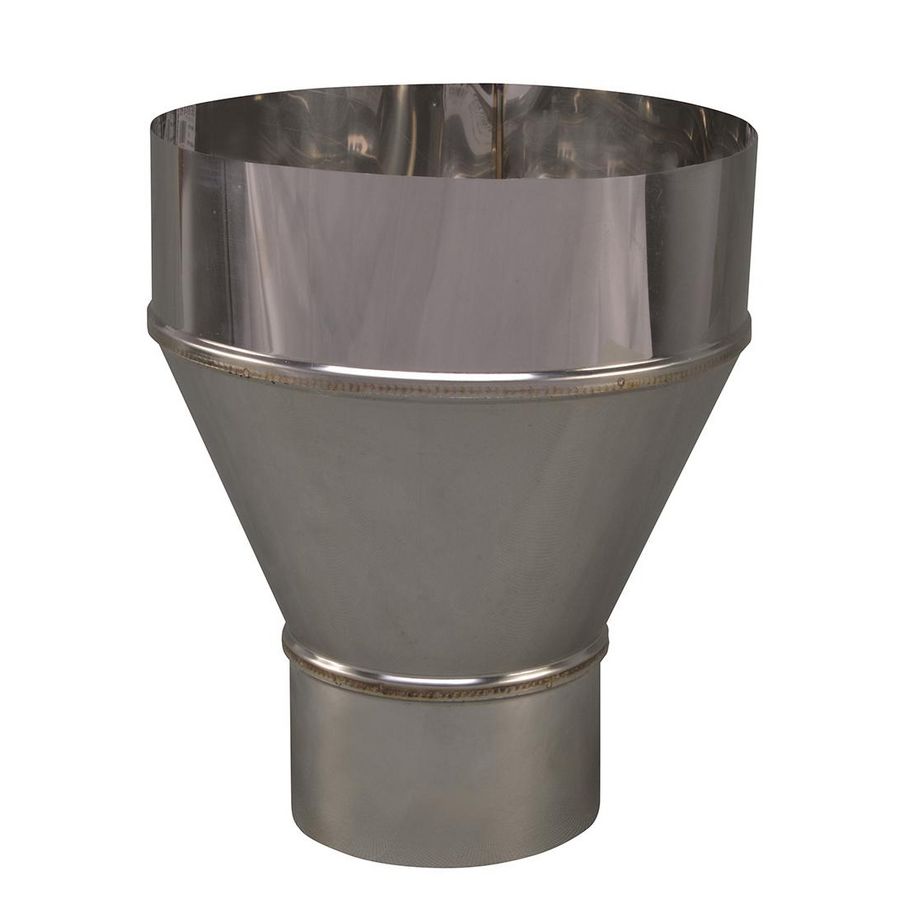 EW RVS verloopstuk 99mm uitw. - 180mm