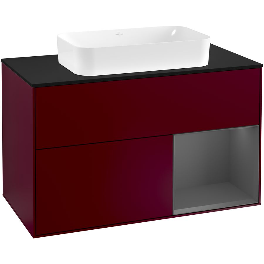 Wastafelonderkast Finion 1000x603x501mm Peony Matt Lacquer G252GKHB
