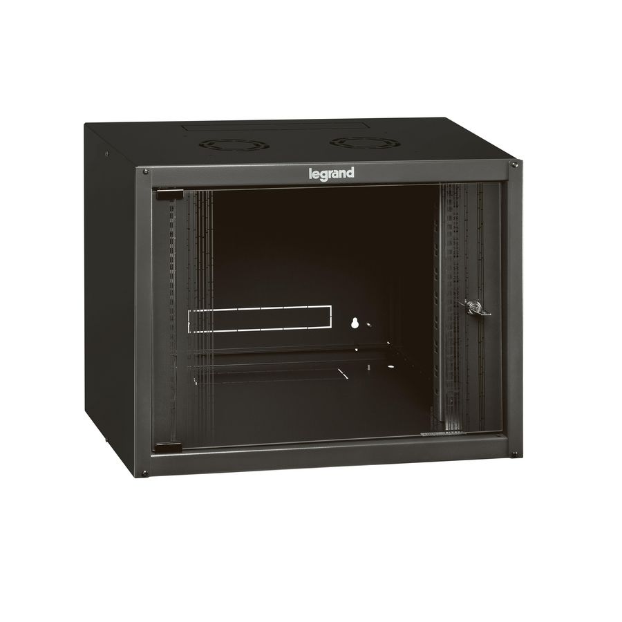 Wandkast 19" 9U 605x454mm vast raam Linkeo
