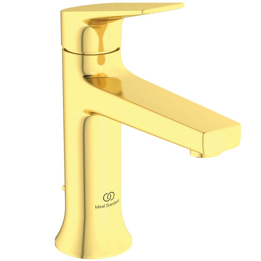 Wastafelmengkraan 52x170x178mm brushed gold 3.8l/min m. waste La Dolce Vita