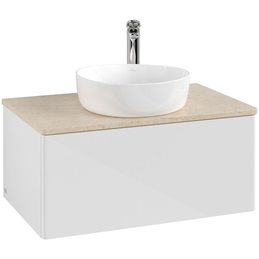 Wastafelonderkast Antao 800x360x500mm G.White.L L30053GF