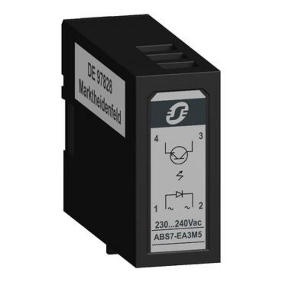 Solid state insteekrelais Ingang 230-240V ABE7 VVE=4