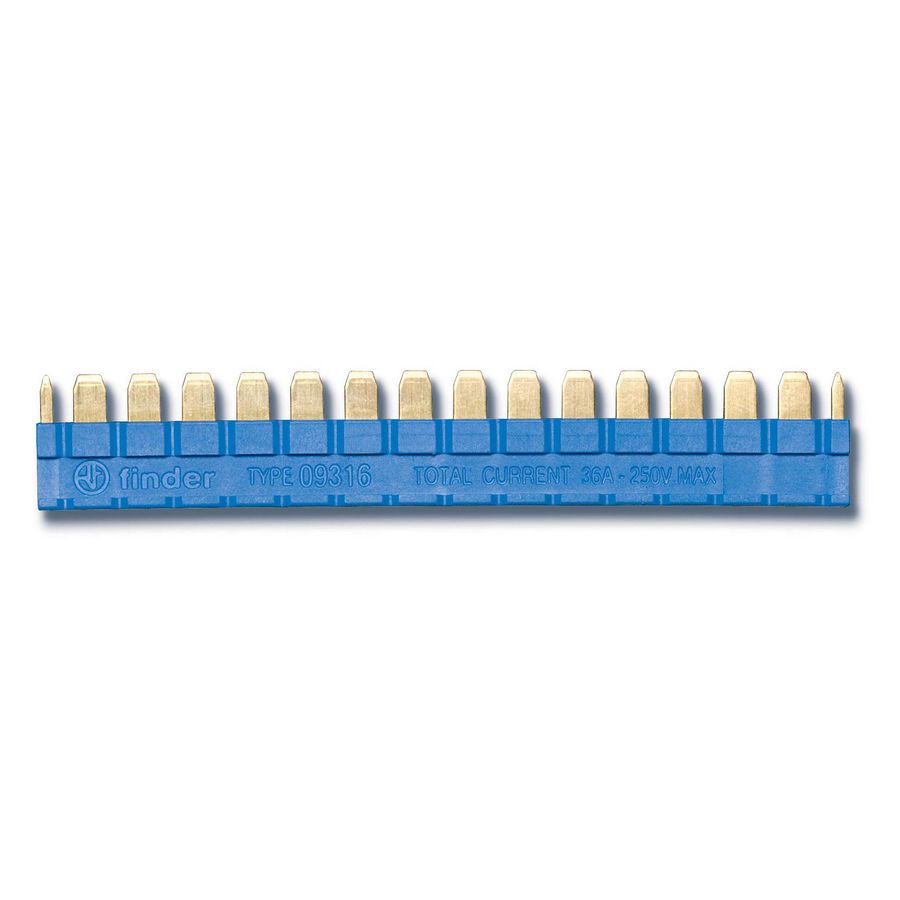 Doorverbindstrip voor 16 aansluitvoeten S.93 blauw