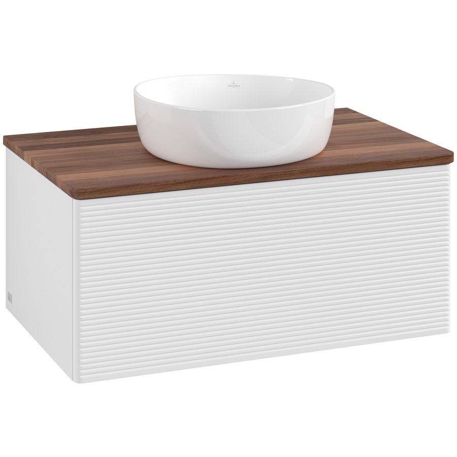 Wastafelonderkast Antao 800x360x500mm G.White.L L30112GF