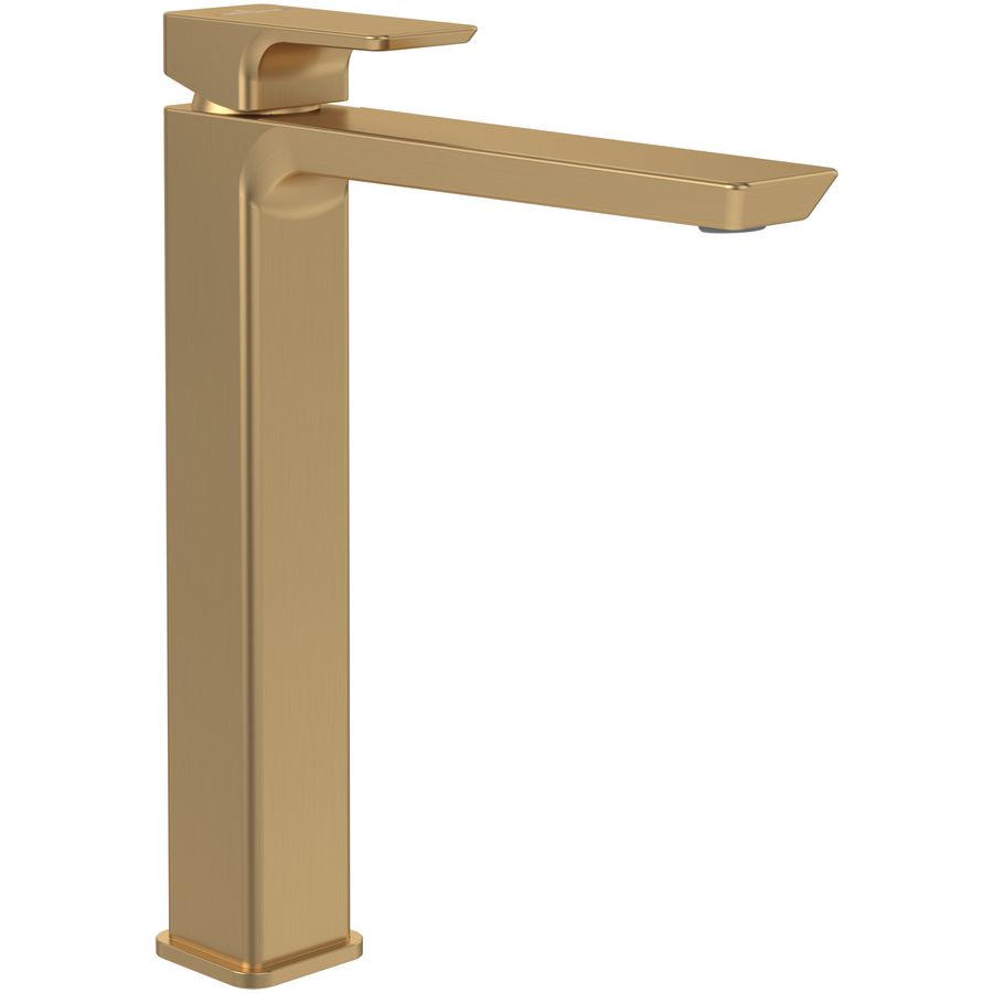 Eengreeps wastafelkraan verhoogd Subway 3.0 Brushed Gold
