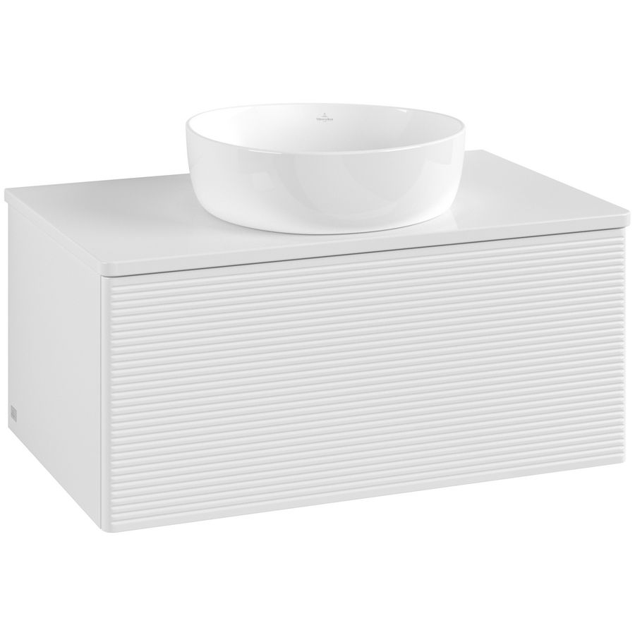 Wastafelonderkast Antao 800x360x500mm G.White.L L30150GF