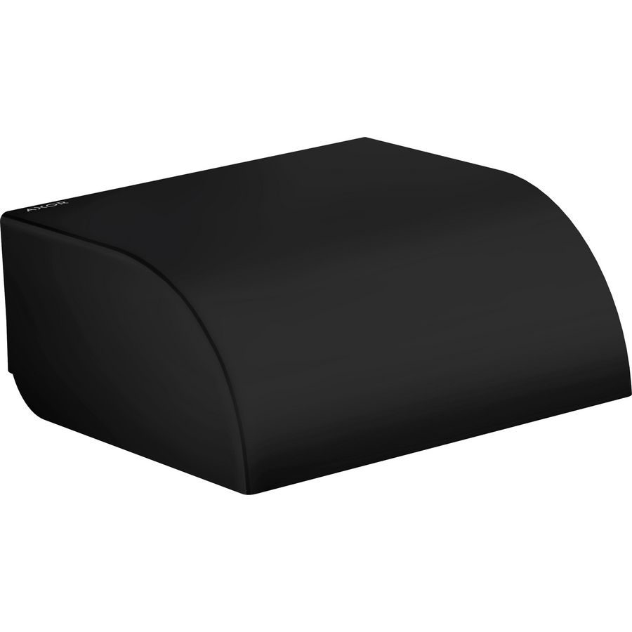 AXOR Universal Circular closetrolhouder+cover mat zwart