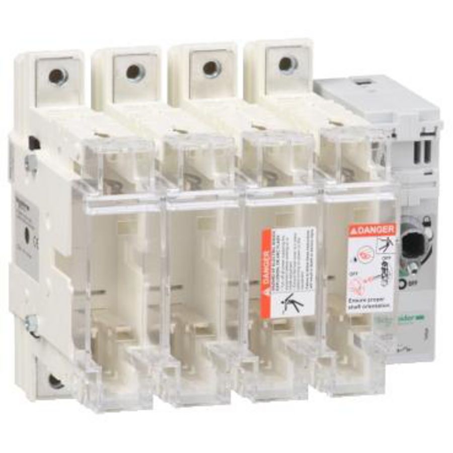 Zekeringlastscheider 3P+N(4M) 125A DIN 00 TeSys GS