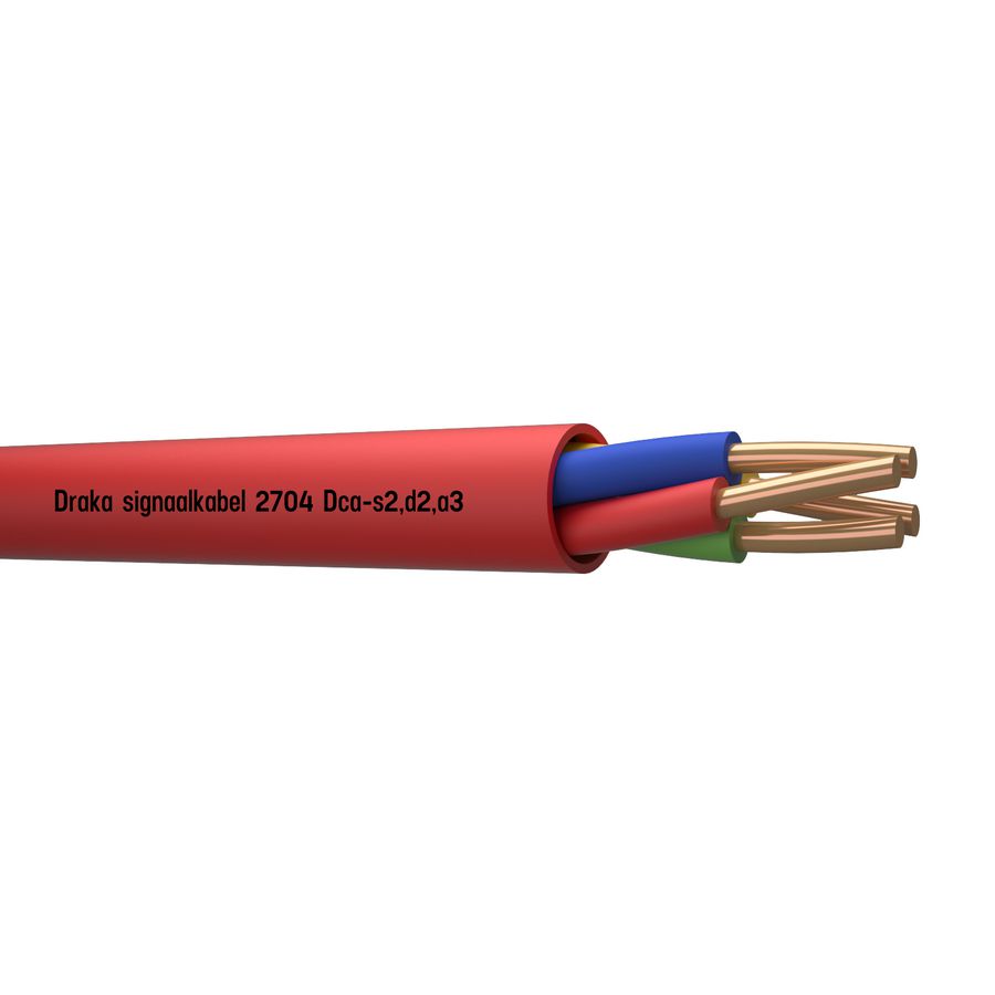 Doos a 100m. signaal kabel Dca rd# 4x0,8mm 2704 BM