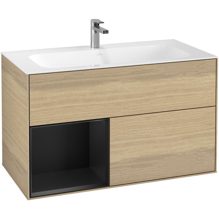 Wastafelonderkast Finion 996x591x498mm Oak Veneer G030PDPC