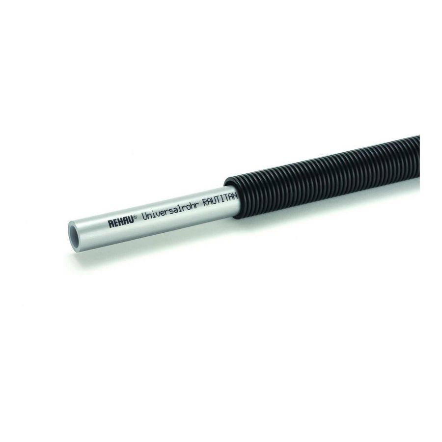 Rol a 50m. kunststof buis RAUTITAN Flex 25x3,5 + mantel zwart