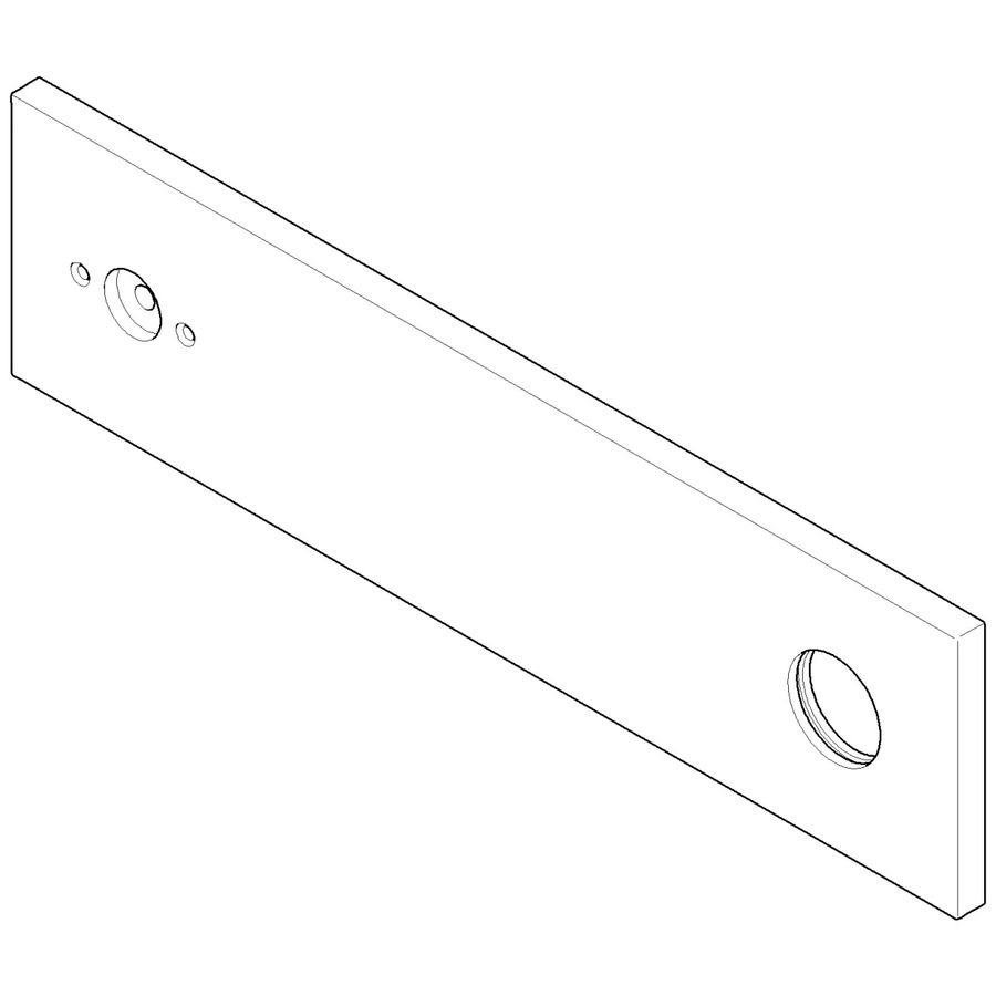 Rozet 280x70x8mm chr 091102116-00