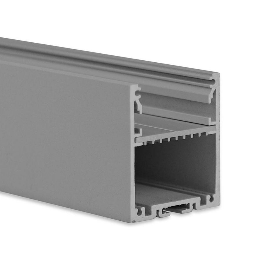 LED profiel PN17 L=2mtr. strips max. 30mm zilver gepoedercoat