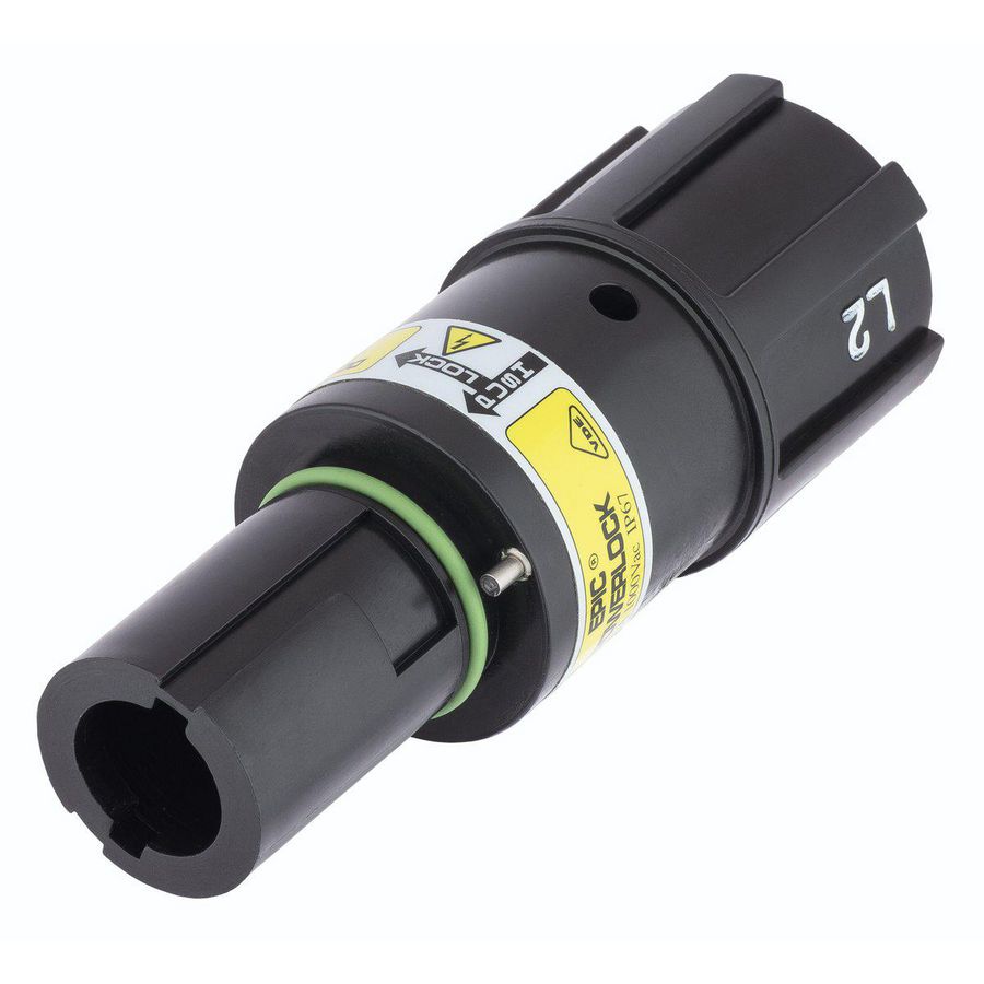 Ronde connector EPIC POWERLOCK F6 C L2/BK M40