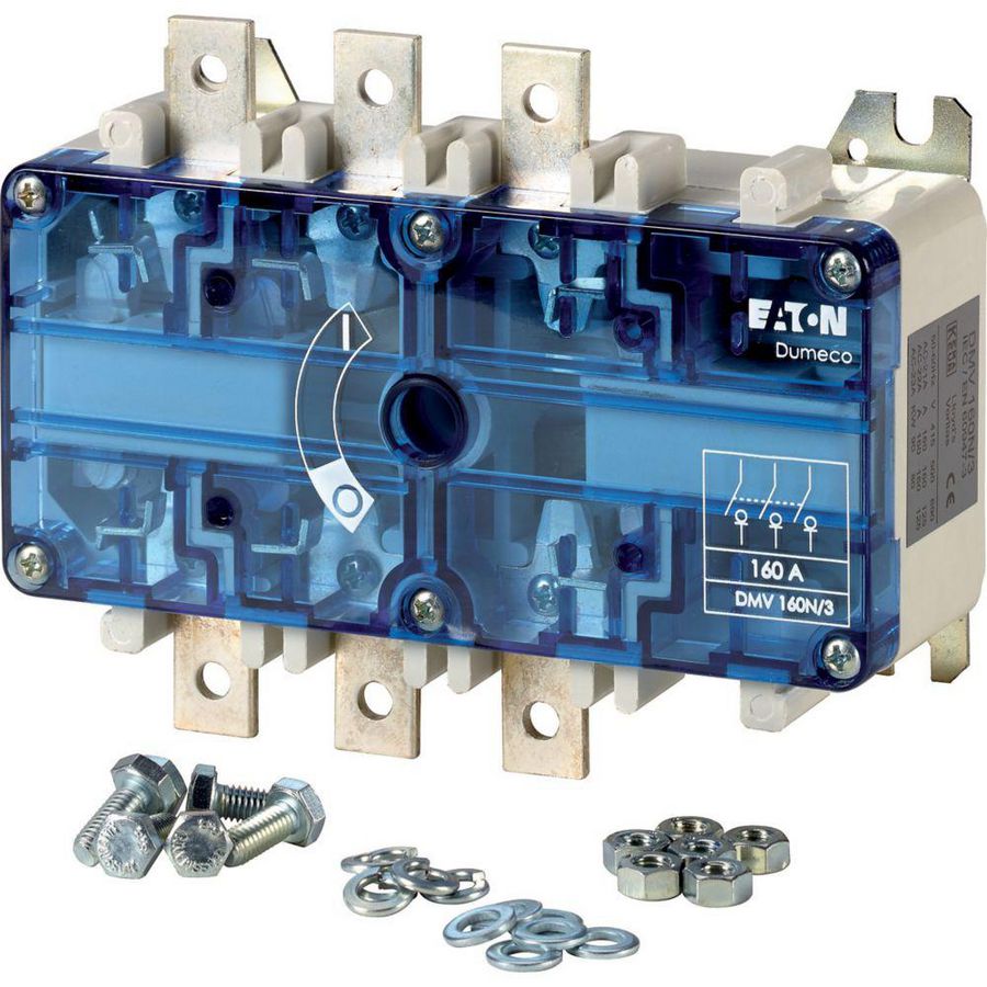 Lastscheider DUMECO 160A 3-polig M6 zonder as en draaigreep