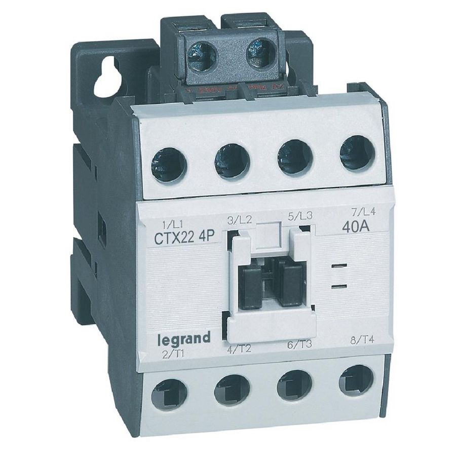 Magneetschakelaar CTX3 4-polig 40A 230V AC