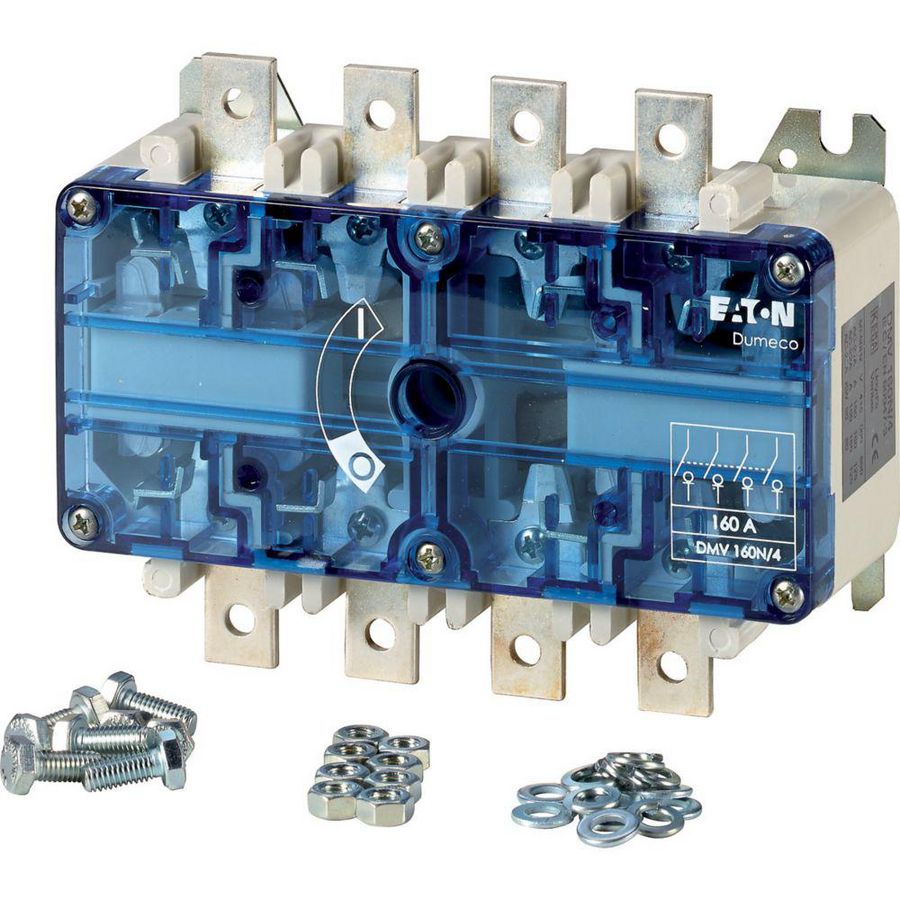 Lastscheider DUMECO 160A 4-polig M6 zonder as en draaigreep