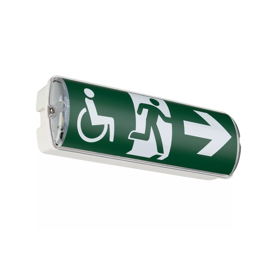 Doos a 20st. EM253C SM BKD EXIT SIGN NM3 ELW IP65 WH