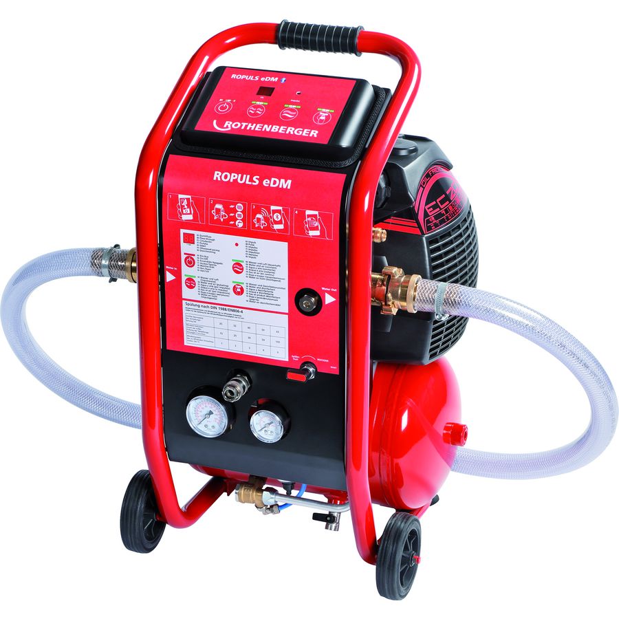 Spoelcompressor met slangen Ropuls EDM 230v