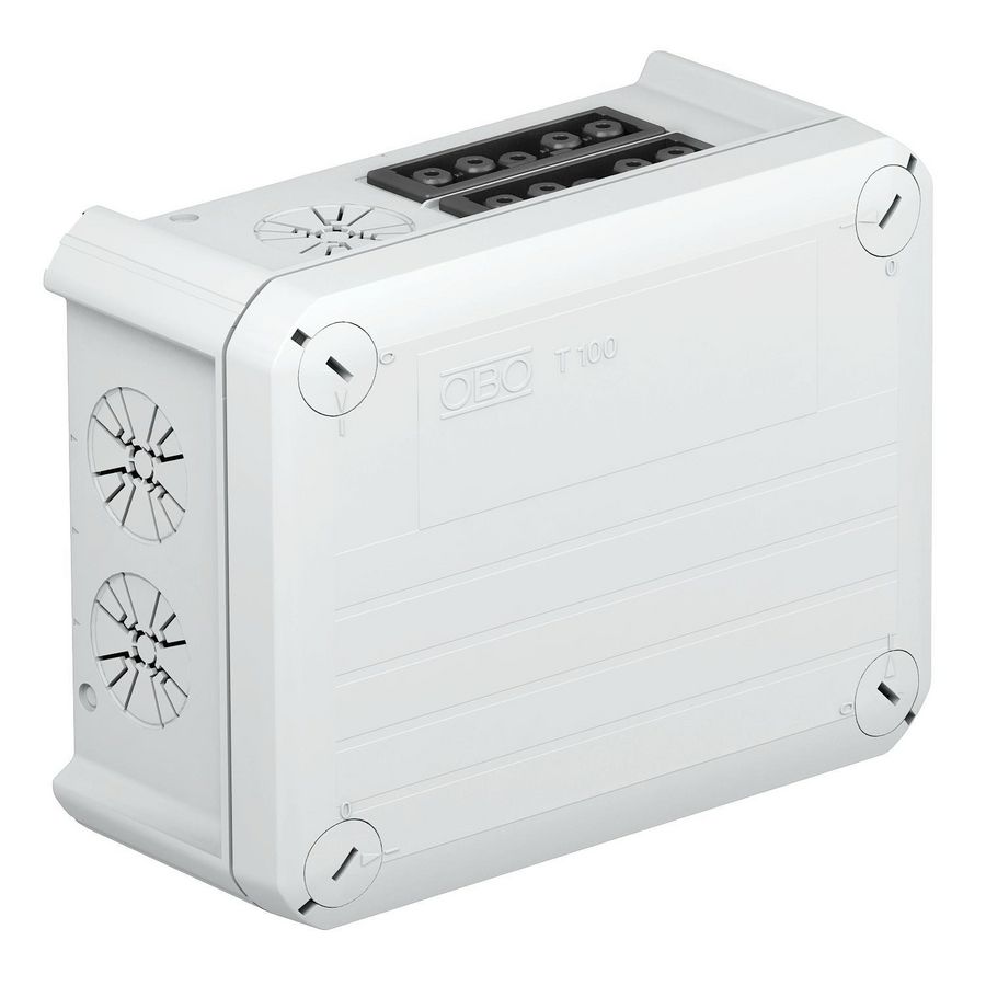 Kabeldoos wieland 2z5p 150x116x67 polypr li.grijs RAL 7035