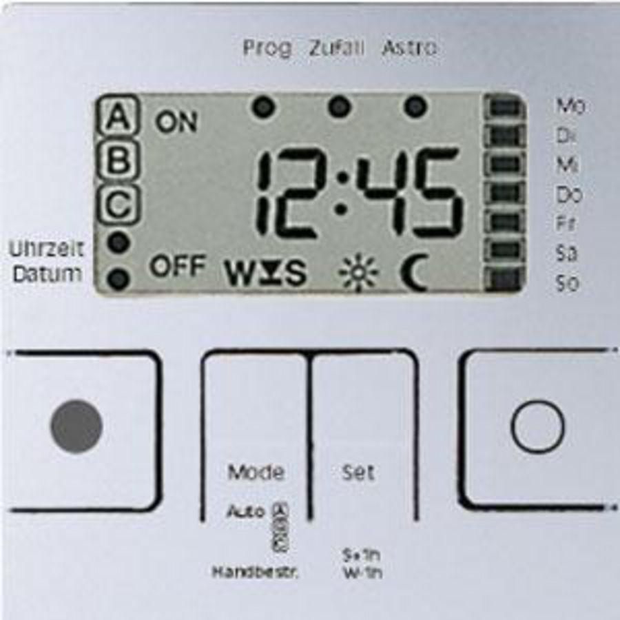 Schakelklok display A500 alu.universeel VVE=10