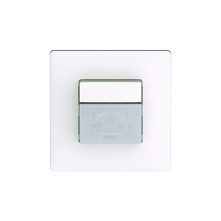 Aanwezigheidsmelder wandmont 2x licht 2x HVAC +afdekraam KNX