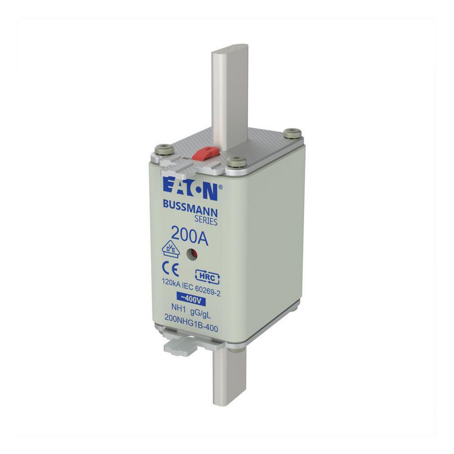Zekering laagsp. 200A AC 400V NH1 gL/gG dubbele meld VVE=3