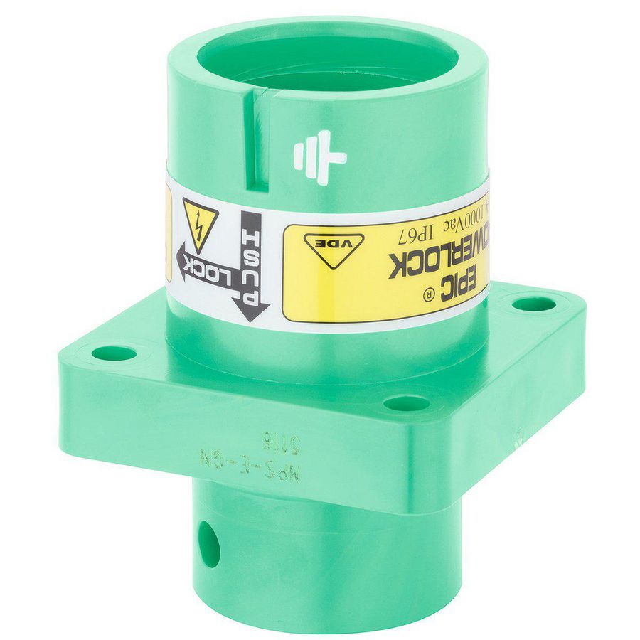 Ronde connector EPIC POWERLOCK A6 C PE/GN QP M12