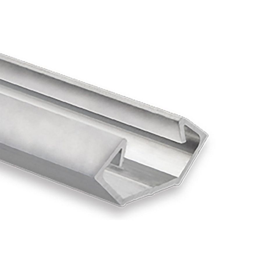 LED profiel PO23n L=2mtr. LED strips max. 11mm alu