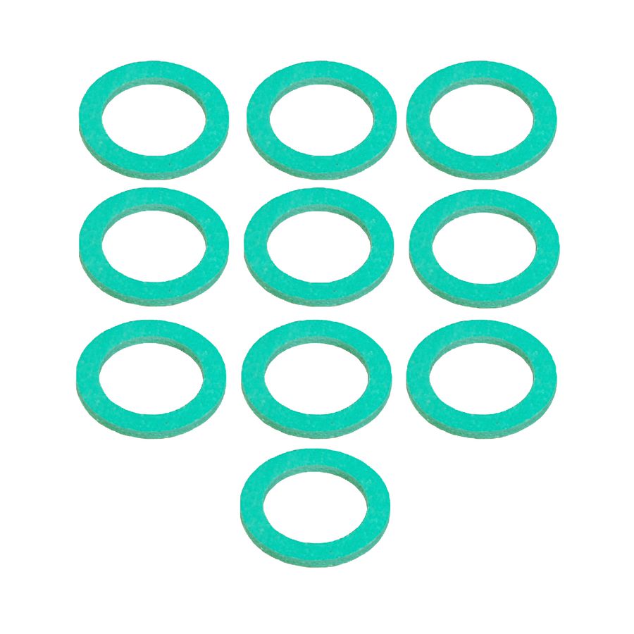 Set a 10st. Serv. set pakk.ring 3/4" afd. gasblok onder