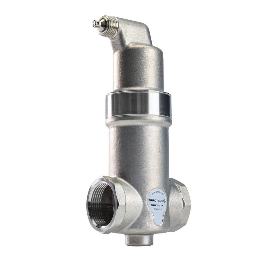 Luchtafscheider AISI 316 G 1.1/4" bn.dr. P 25bar T 200°C.