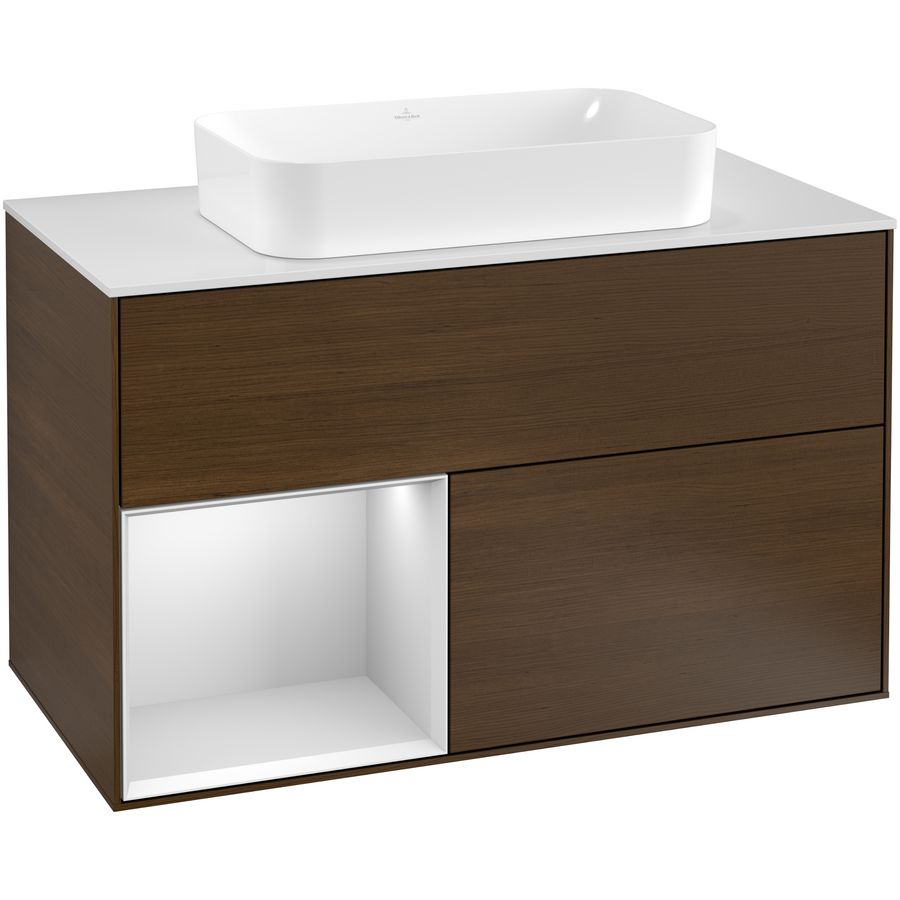 Wastafelonderkast Finion 1000x603x501mm W.Veneer G241MTGN