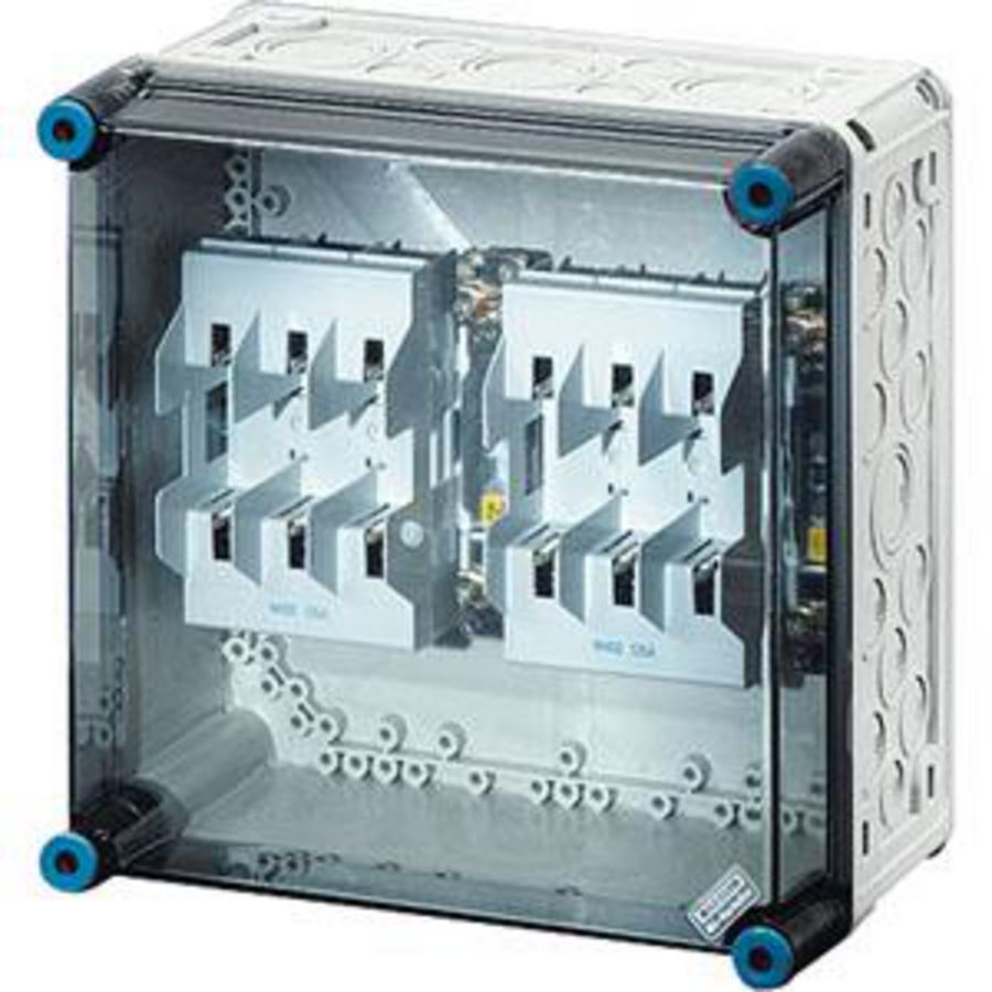 Mi Zekeringkast 2x160A NH00 3p BM2 300x300mm +PE/Nul klem