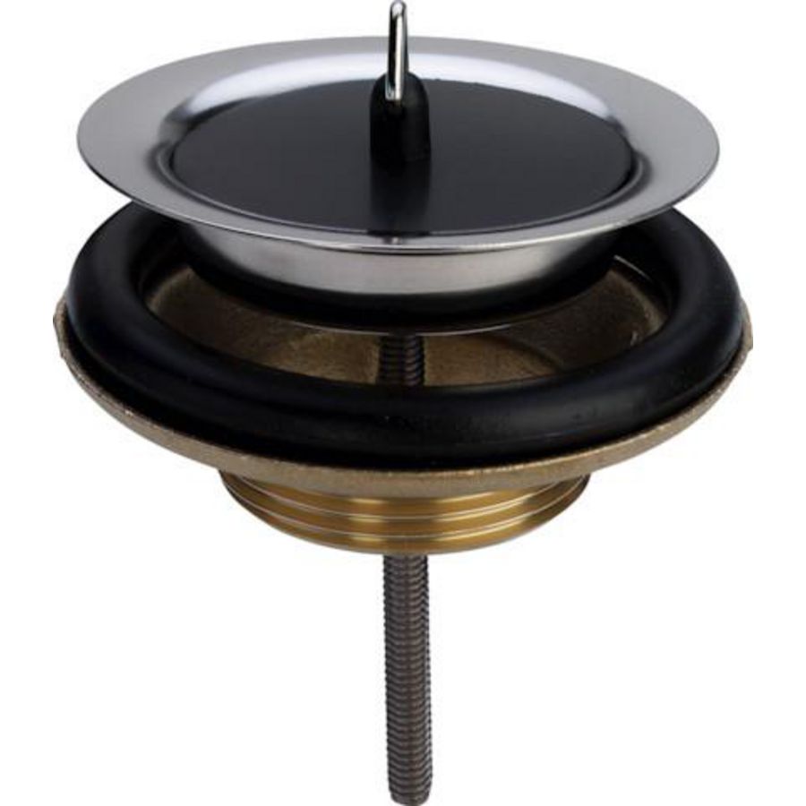 Afvoerplug Spec. 2x80 messing/blank