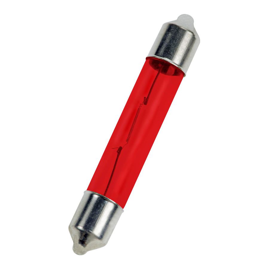 Signaleringslamp S6 Festoon 6X39 24V 3W rood VVE=10