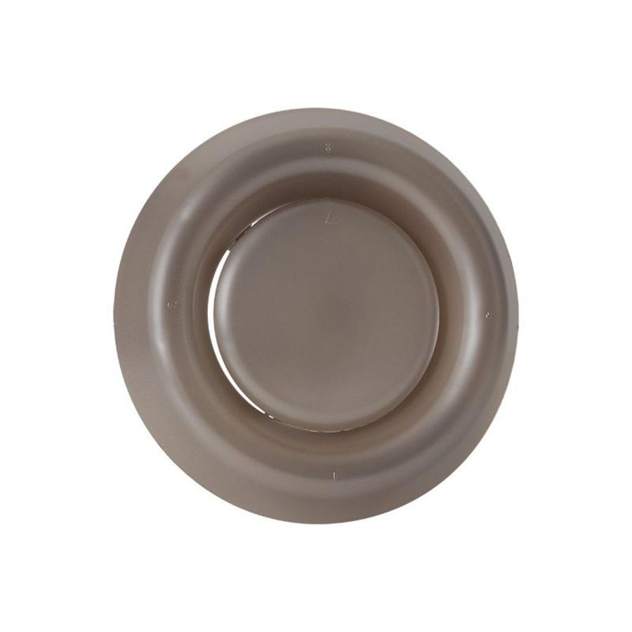 Afzuigventiel+klemmen Ø100/125mm RVS