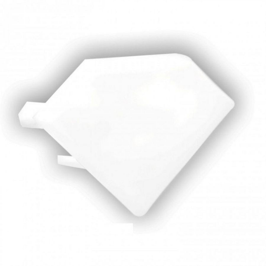 Eindkap E96W voor profiel PO23n zwart