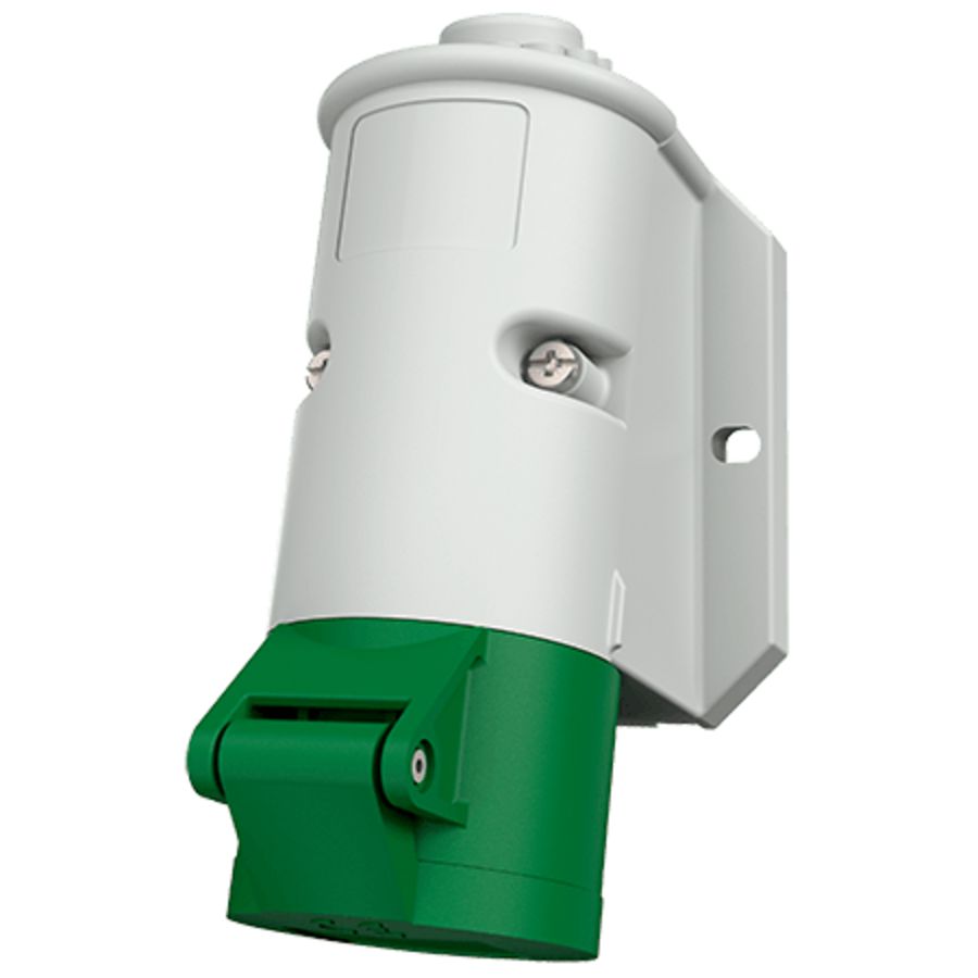 Wandcontactdoos 16A 3-polig  4H 50V 100-200Hz IP44 1835