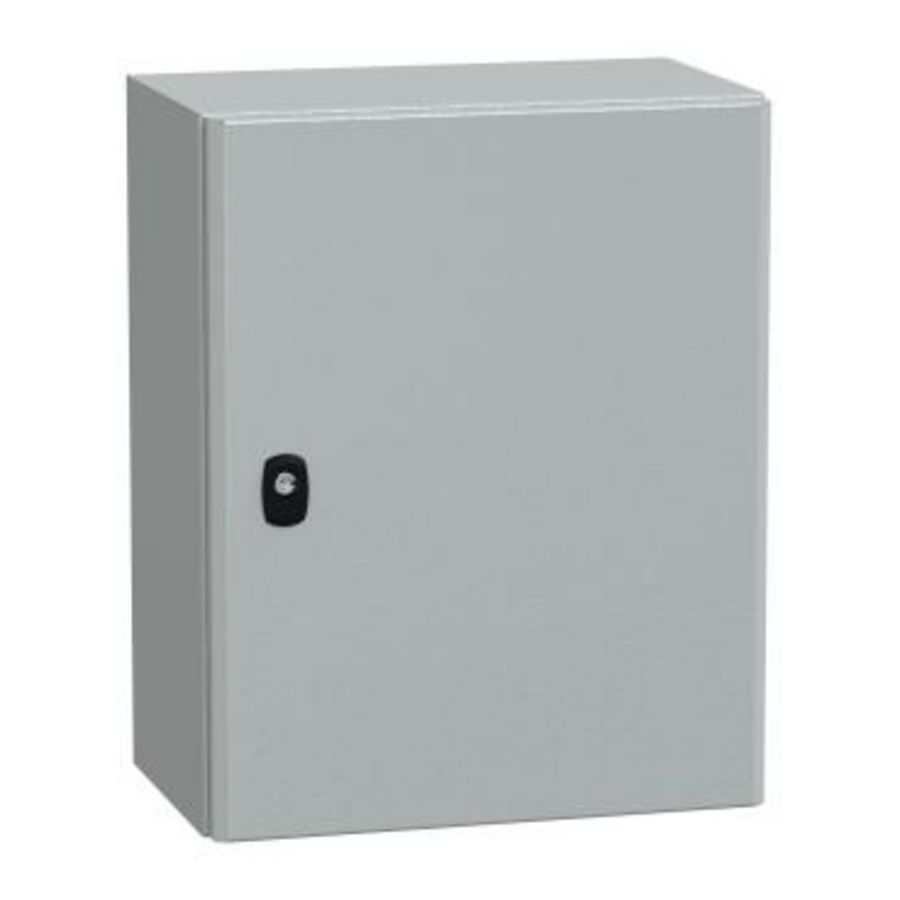 Kast Volle deur Montageplaat 500x400x250mm IP66 Spacial S3D