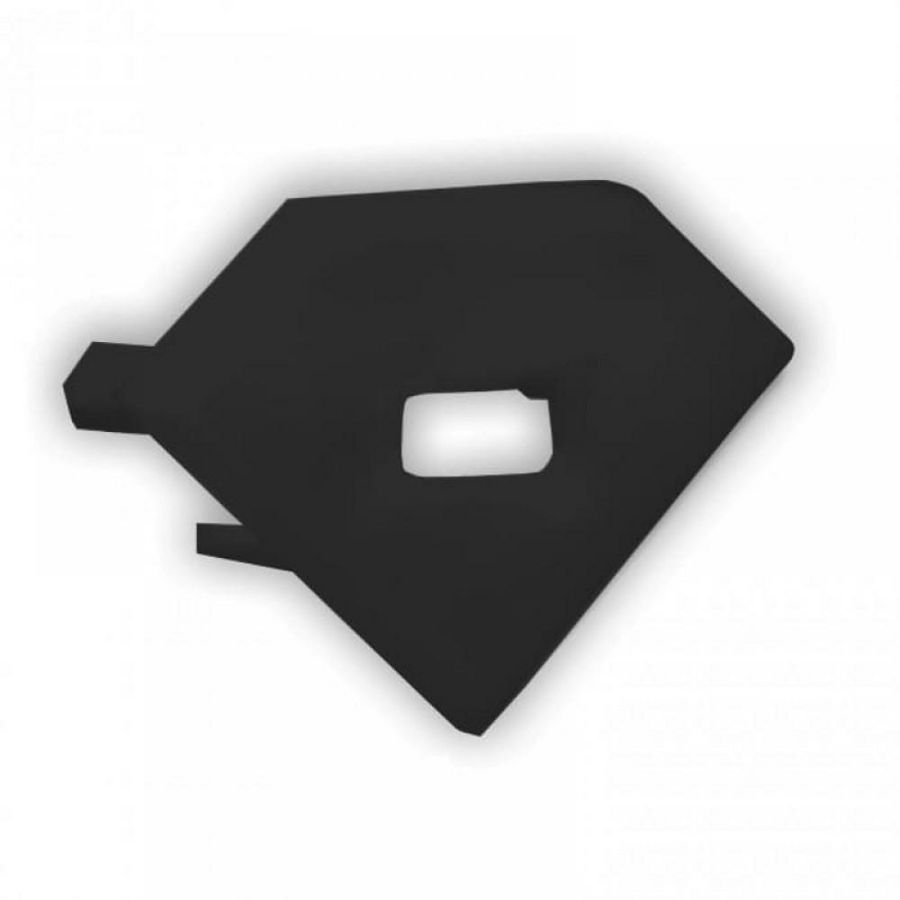 Eindkap E97B voor profiel PO23n met kabeldoorvoer