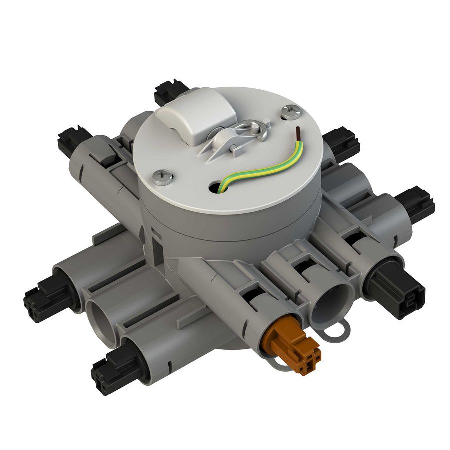 Stekerbare centraaldoos enkelpolige schakeling CHS75-E6