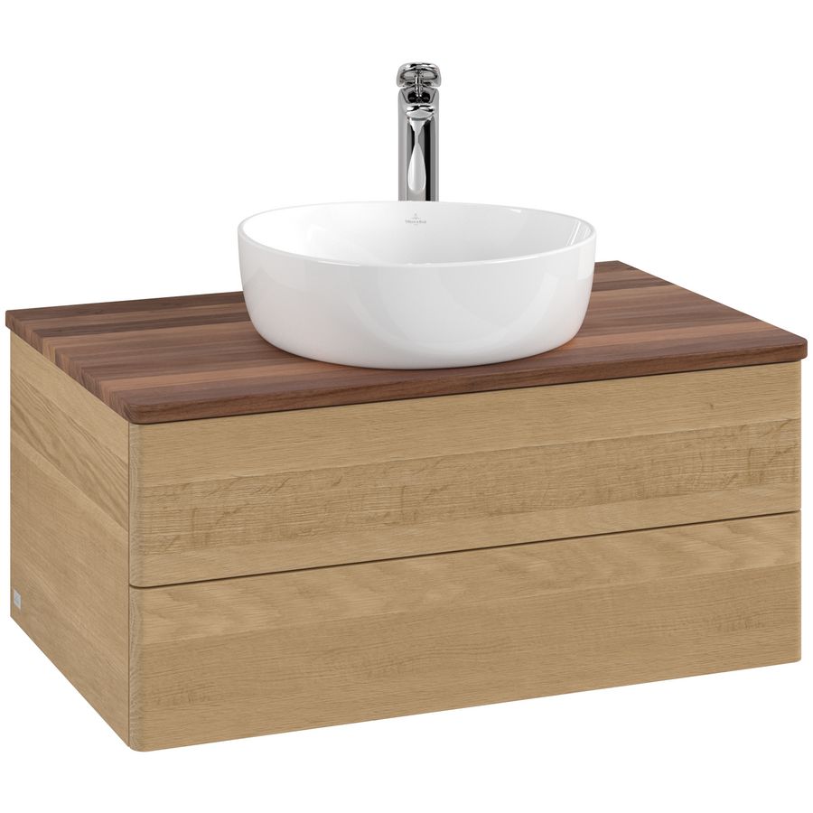 Wastafelonderkast Antao 800x360x500mm Honey Oak L19052HN