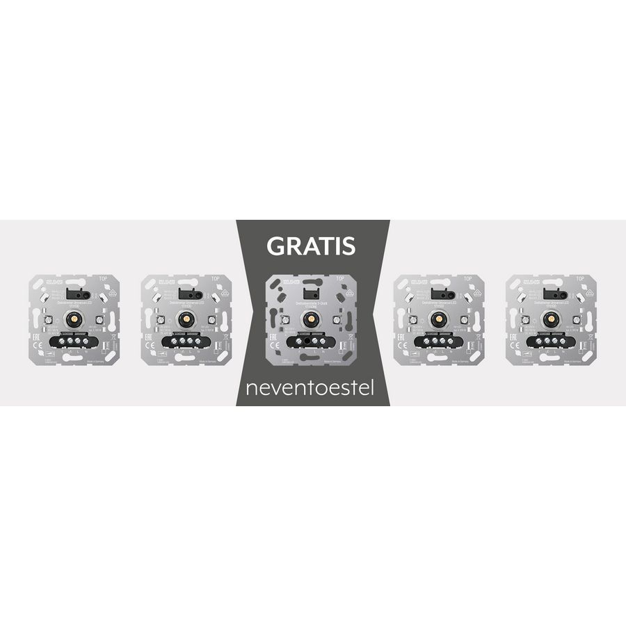 LED draaidimmer Universeel actiepakket