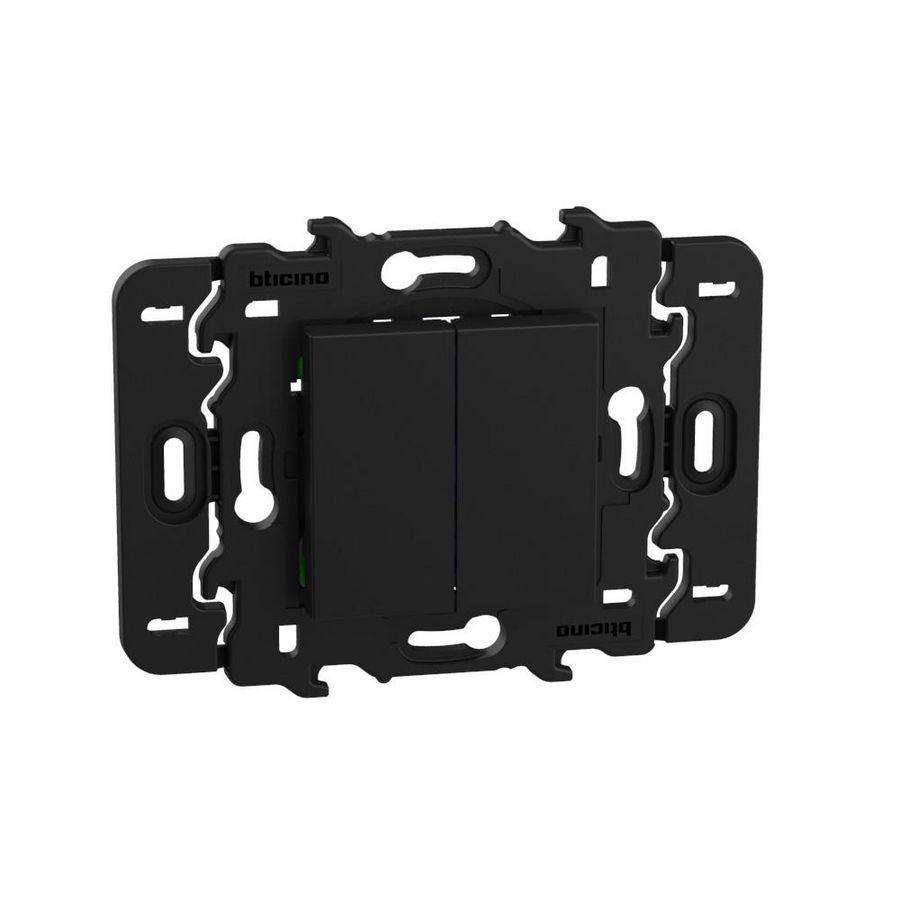 Light Now WN - zender 2dk zonder batterij opbouw zwart